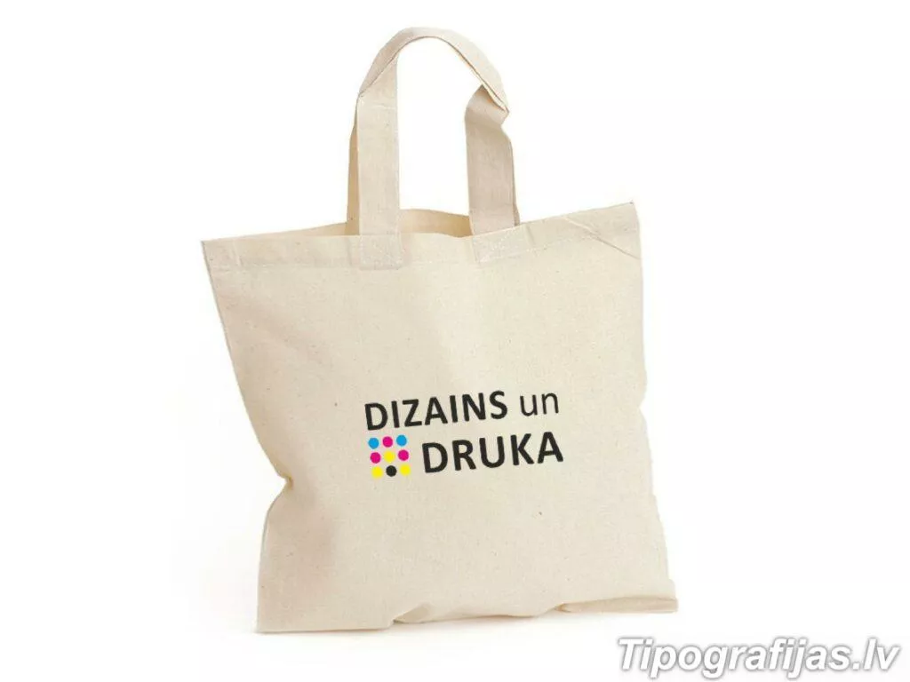 Manufacturing and printing of woven bags with a design