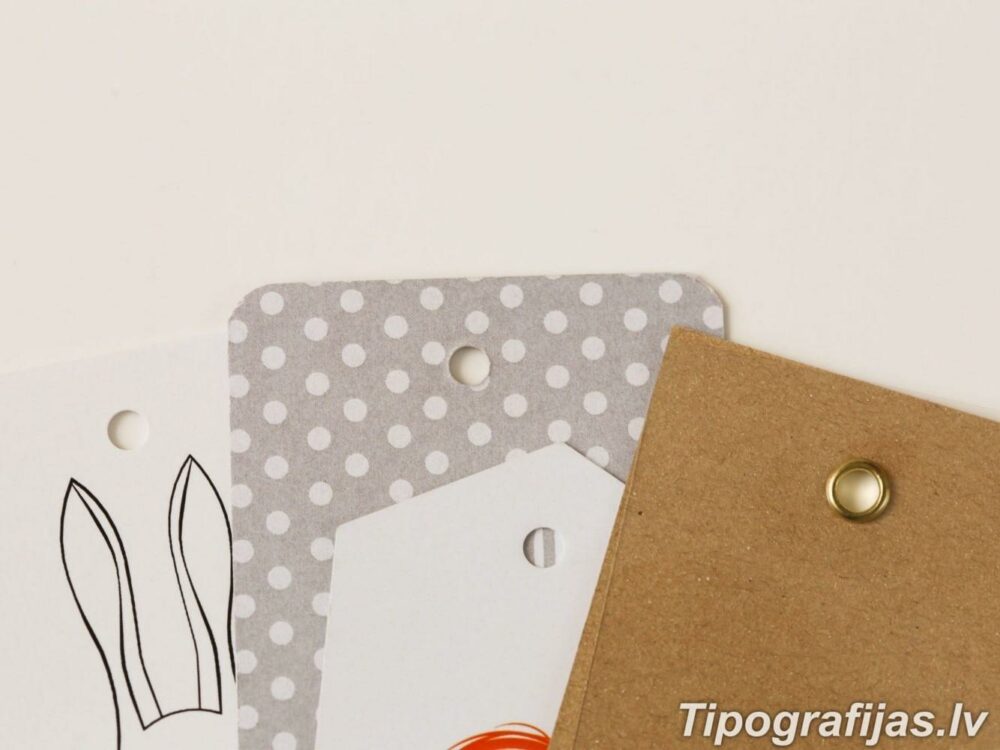 Hole punching - an integral part of the production of labels, tags and price tags