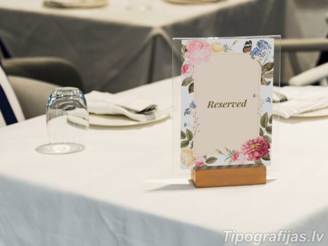 Galda kartes, galda karšu izgatavošana un druka. Galda karšu dizaina izstrāde. Galda kartes paraugs. #6