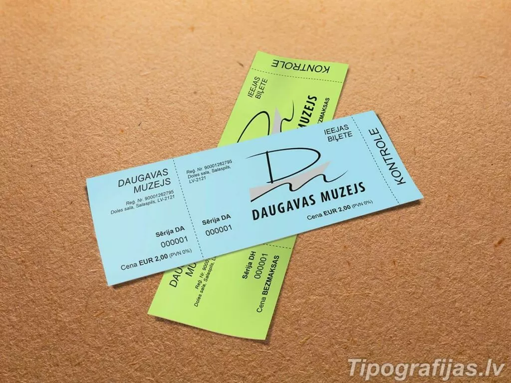 Tickets - Manufacturing and printing of tickets #2