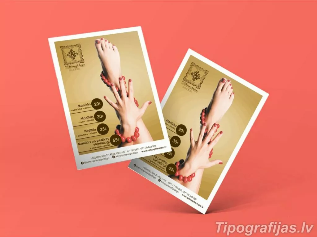 Designing of fliers. Printing and designing of flyers and handbill #5