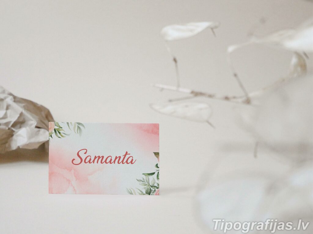 Table cards. Table card printing. Design of table cards. Table card sample. #5
