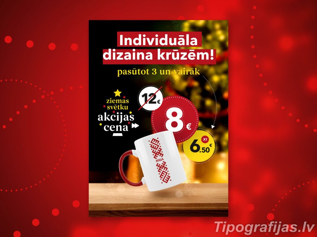 Skrejlapu un flajeru izgatavošanas un drukas paraugi ar dizainu #10