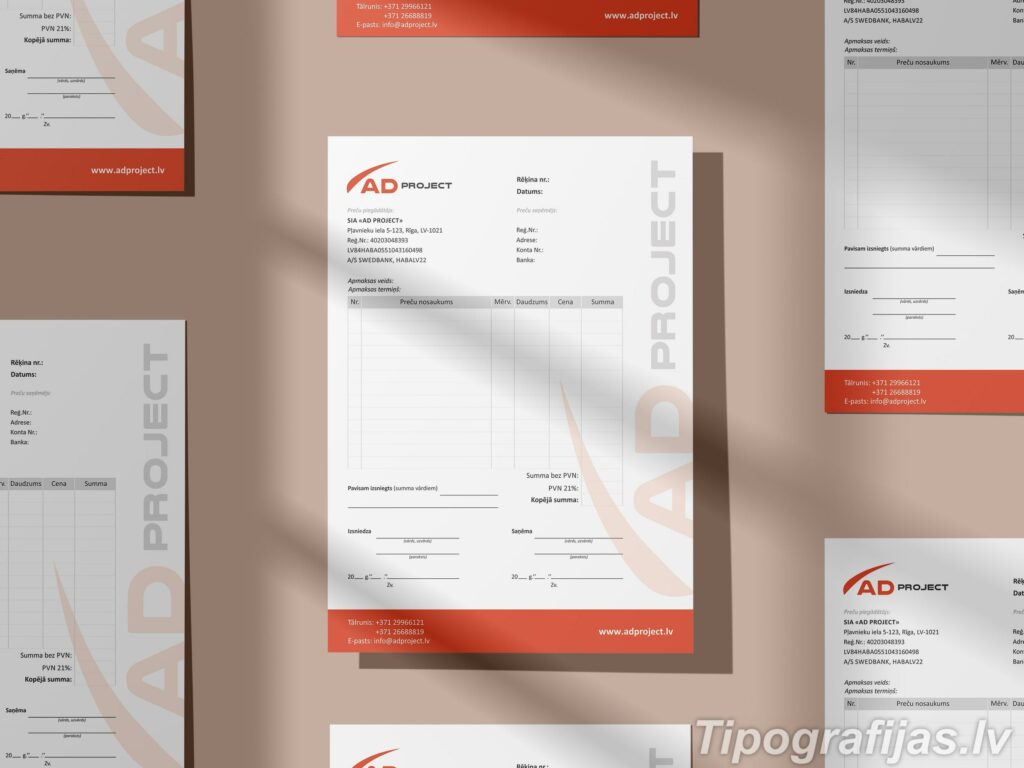 Blanks -Desinging and printing of blanks.Company blanks - designe of blank. Blanks samples. #1