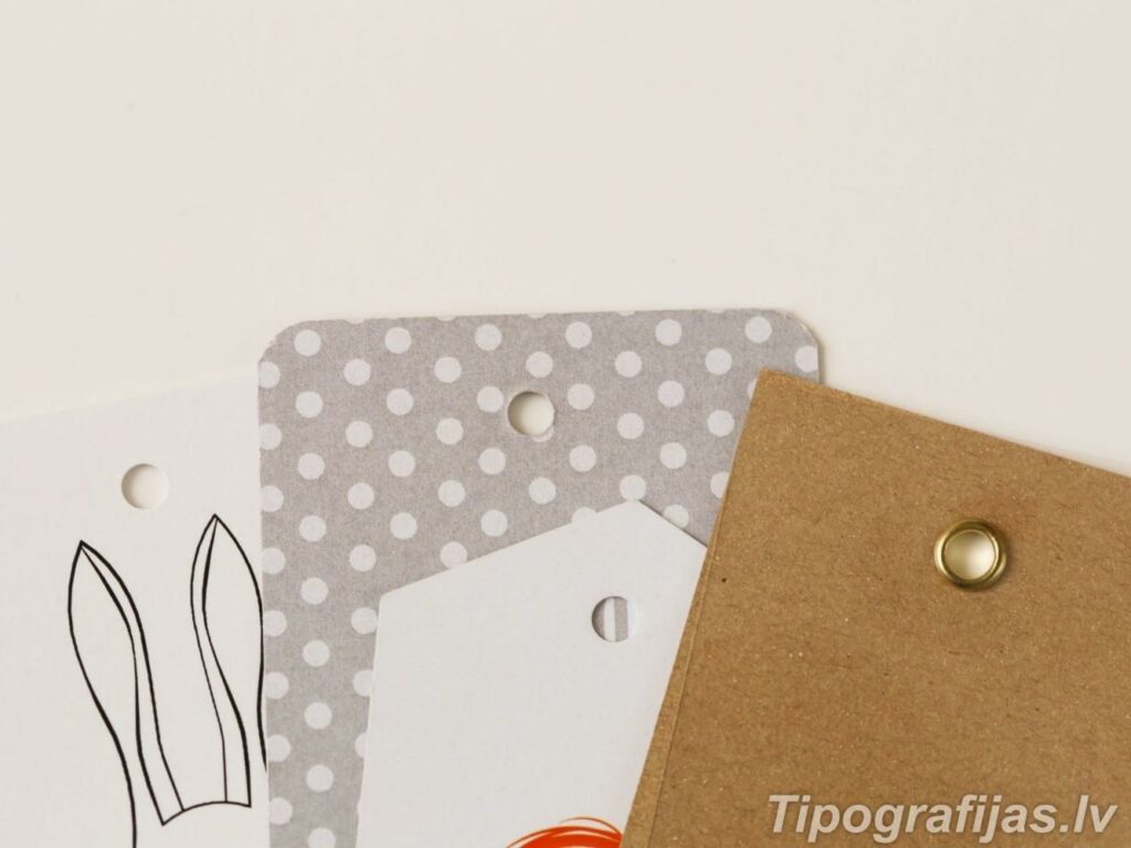 Samples of hole punching in printing. Hole punching and Work Examples #6