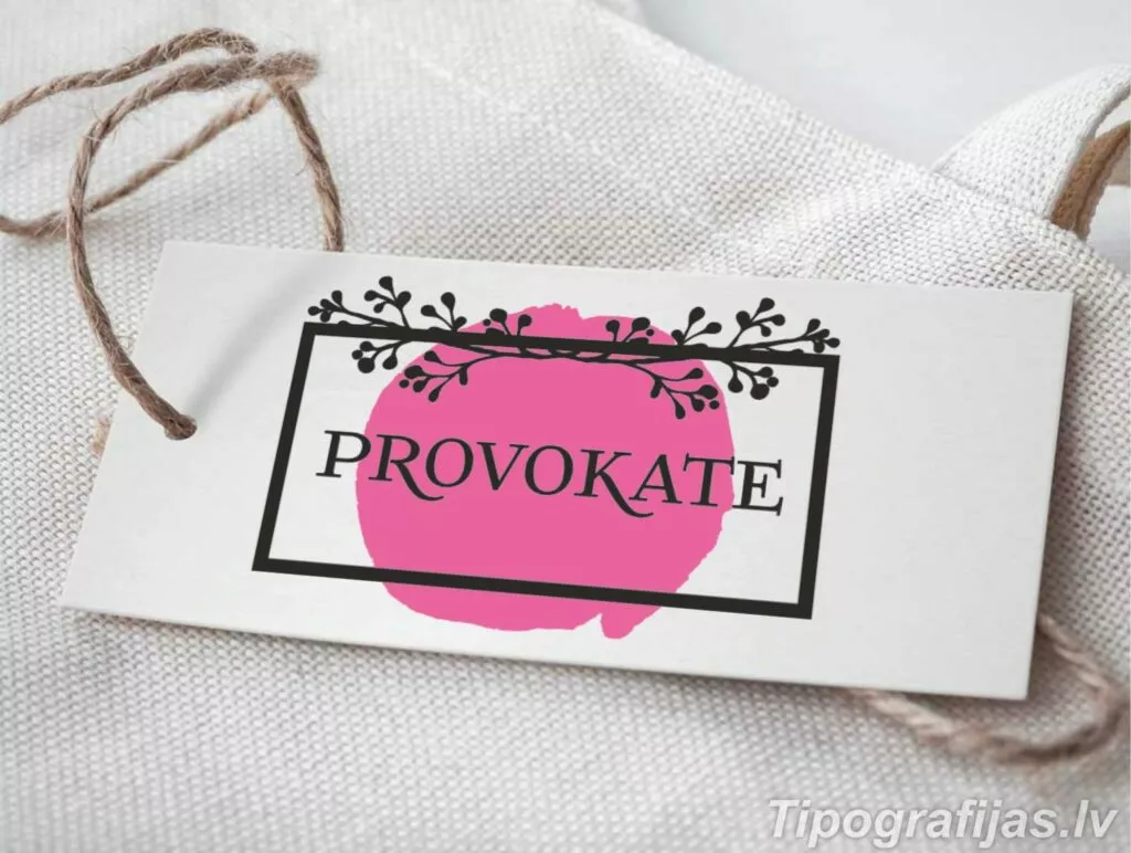 Printing of textile tags, designing of textile tags #6