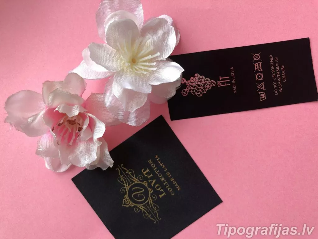 Printing of textile tags, designing of textile tags #8