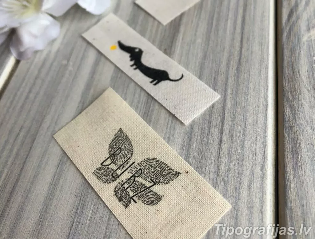 Printing of textile tags, designing of textile tags #9