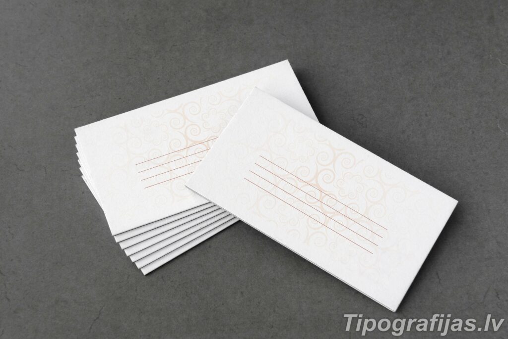 Envelope design development. Envelope printing. Sample of envelopes. #4