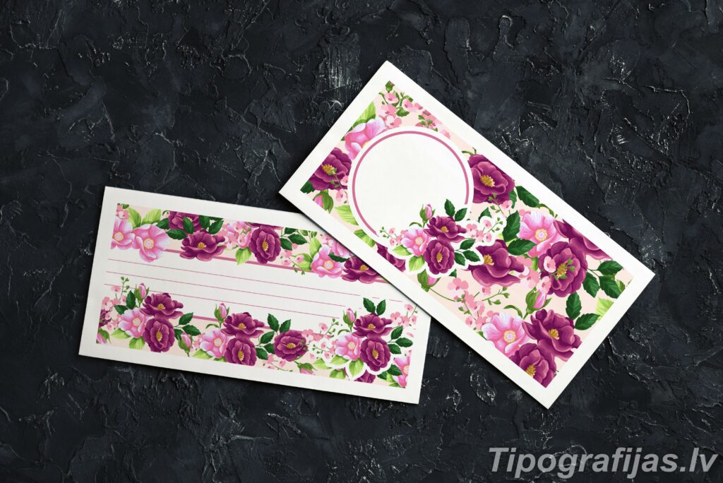 Envelope design development. Envelope printing. Sample of envelopes. #2