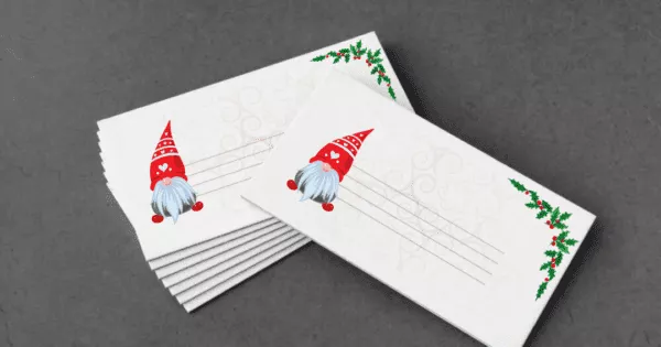 Make the gift even more special with personalized envelopes and cards!